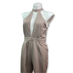 NWT Missguided Mushroon Deep V Jumpsuit 8